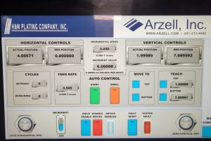 VBM control screen